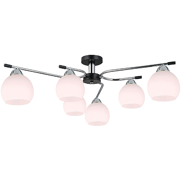 Люстра Illumico IL0638-6CSQ-24 CR BK LIBRA