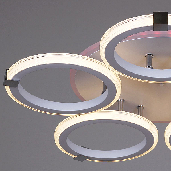 Потолочная люстра Reluce 06319-3.3-05 WH+CR (RGB)