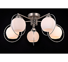 Накладная люстра Natali Kovaltseva SPHERE II 81051-5C SATIN NICKEL