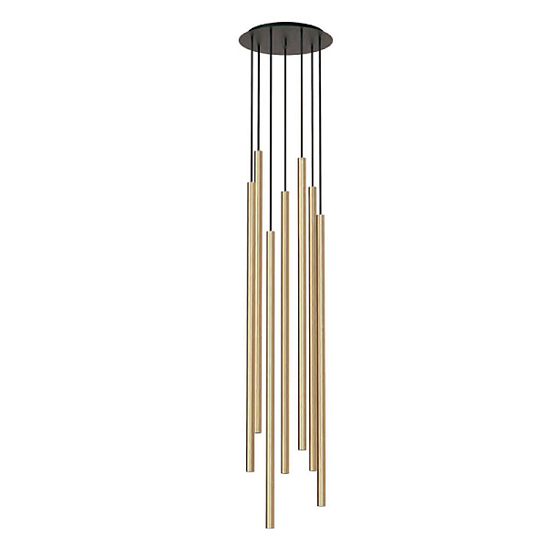 Потолочная люстра Nowodvorski Laser 1000 Brass/Black 7668
