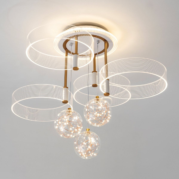 Потолочная люстра LED4U L1040-750 WT Потолочная люстра LED4U L1040-750 WT
