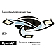 Потолочная светодиодная люстра Ambrella light Acrylica Original FA4477