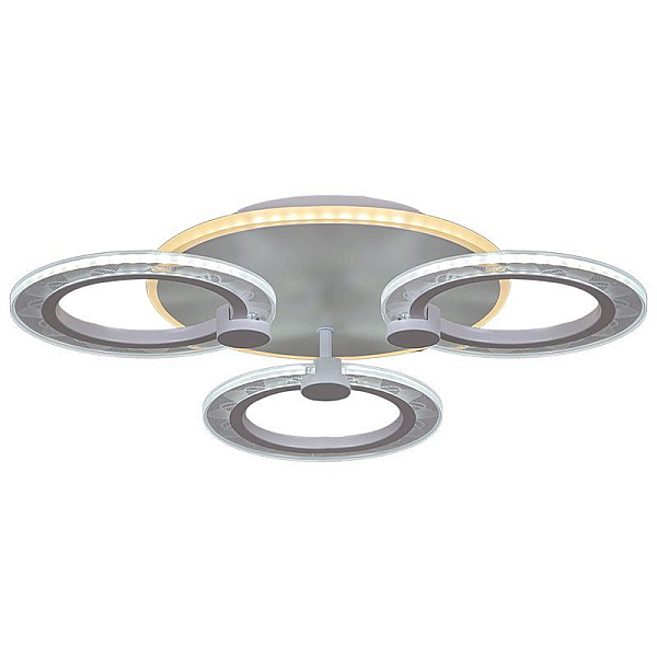 Потолочная светодиодная люстра Reluce 20309-0.3-3+1 WT 57W
