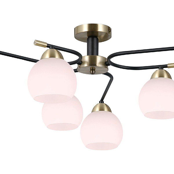 Люстра Illumico IL0638-6CSQ-24 AB BK LIBRA
