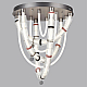 Потолочная люстра Odeon Light Collier L-Vision 5456/80CL