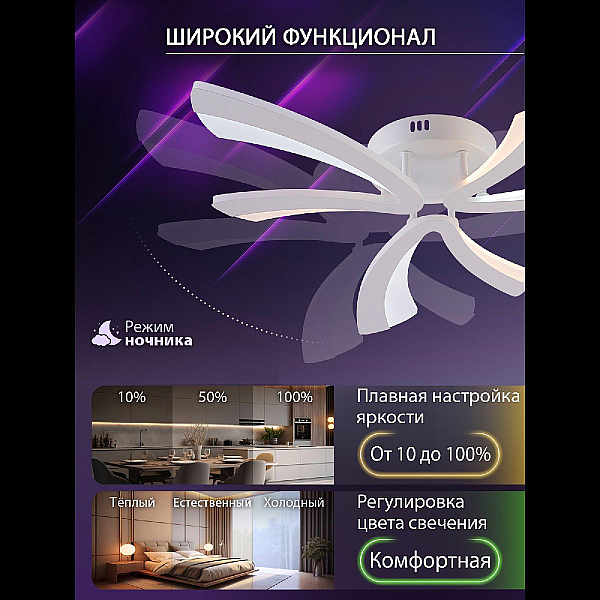Потолочная люстра Natali Kovaltseva Vio LED LAMPS 81453