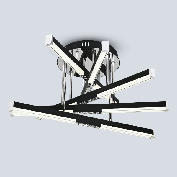 Потолочная люстра LED4U L9371-600 BK Потолочная люстра LED4U L9371-600 BK