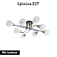 Потолочная люстра Arte Lamp ANDREA A8141PL-8BK