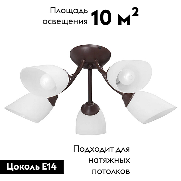 Потолочная люстра Vitaluce V3404/5PL