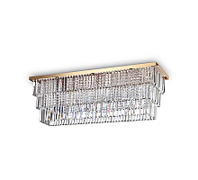Потолочная люстра Ideal Lux Martinez PL8 Oro 213569