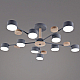 Потолочная люстра Reluce 03758-0.3-10 GREY+WOOD GX53