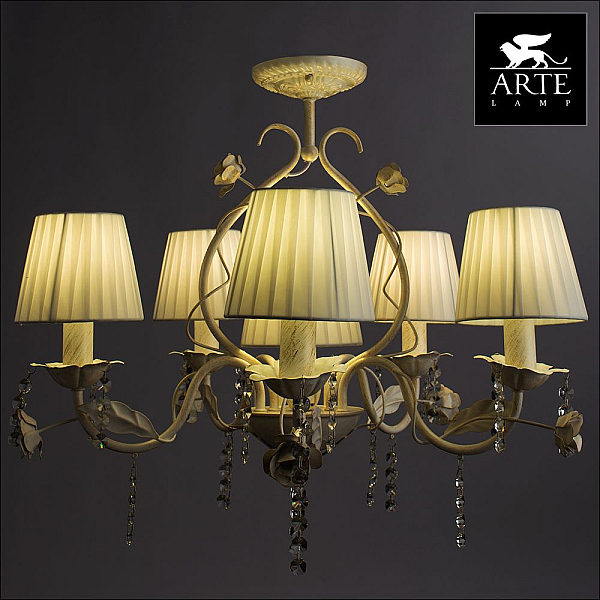 Потолочная люстра Arte Lamp Kenny A9514PL-5-1WG