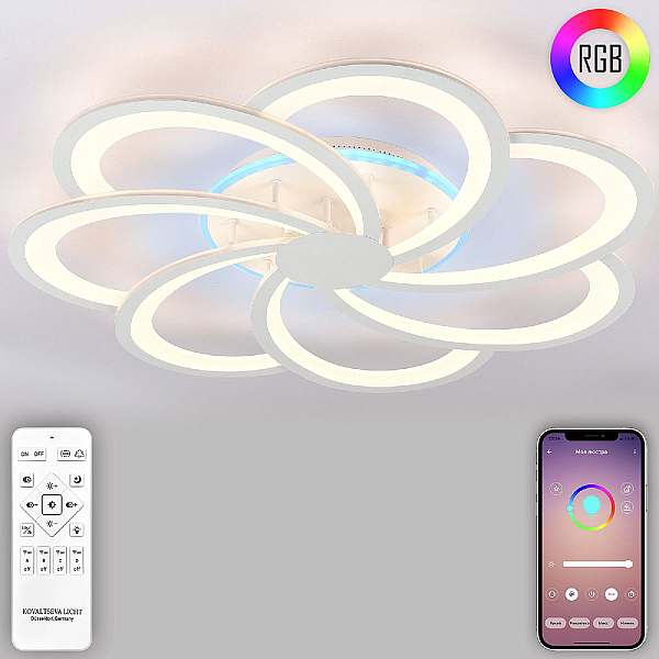 Потолочная светодиодная люстра Natali Kovaltseva Holder II HIGH-TECH LED LAMPS 82039