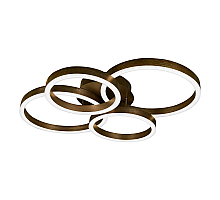 Потолочная светодиодная люстра iLedex Ring-New 6815-300/400-X-T Coffee