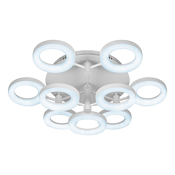 Потолочная светодиодная люстра iLedex Jomo FS-014-X9 108W WH