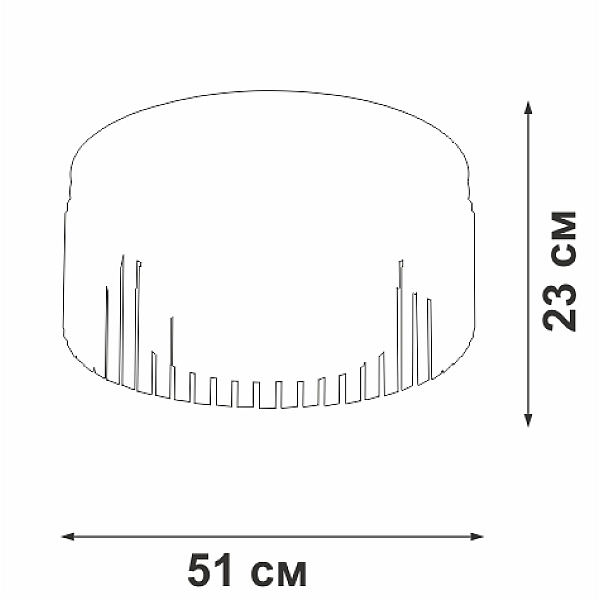 Потолочная люстра Vitaluce V5180-1/8PL