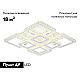 Потолочная светодиодная люстра Ambrella light Acrylica Ice FA1737