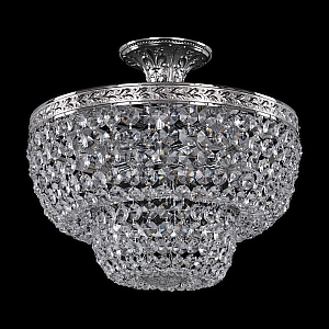 Люстра на штанге Bohemia Ivele Crystal 19101/35IV Ni