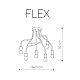 Потолочная люстра Nowodvorski Flex 9274