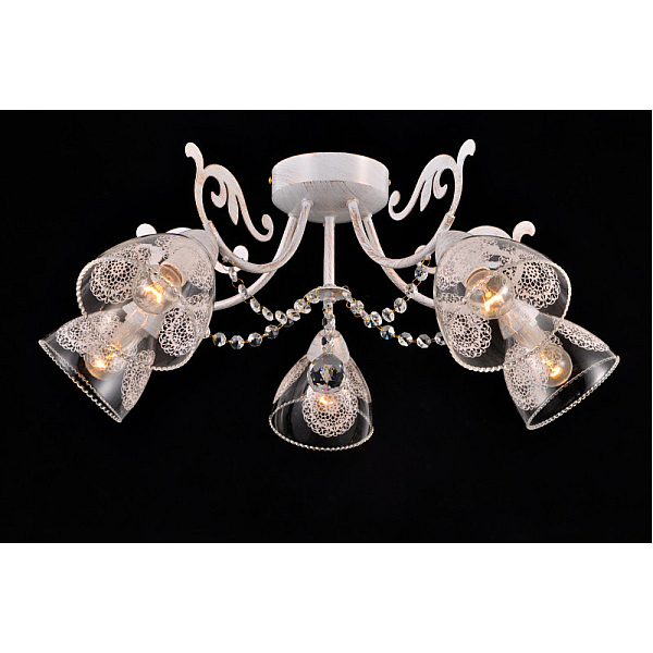 Потолочная люстра Natali Kovaltseva TULIP 75054/5C IVORY