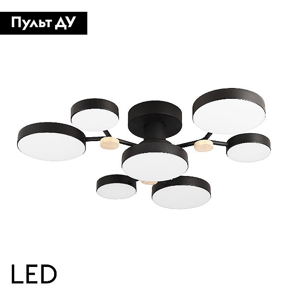 Потолочный светильник LED4U L3201-700 BK