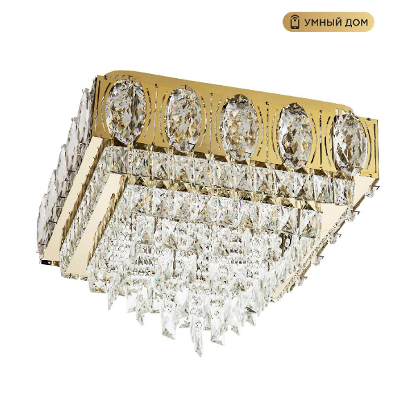 Потолочная люстра LED4U L9438-500-500 GD с УД Потолочная люстра LED4U L9438-500-500 GD с УД