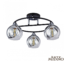 Потолочная люстра Arte Milano Amalfi 322403/3 BK+CR