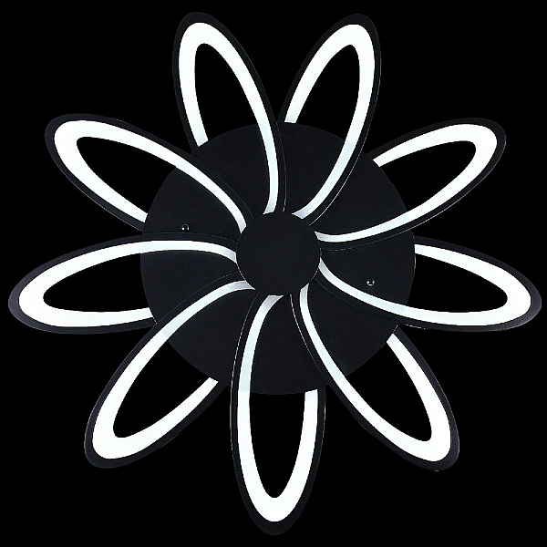 Потолочная светодиодная люстра Natali Kovaltseva High-Tech Led Lamps 82009 Black