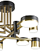 Потолочная люстра Natali Kovaltseva LED LAMPS 81369 GOLD BLACK