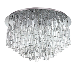 Потолочная люстра Ideal Lux Majestic PL10 Trasparente 113562