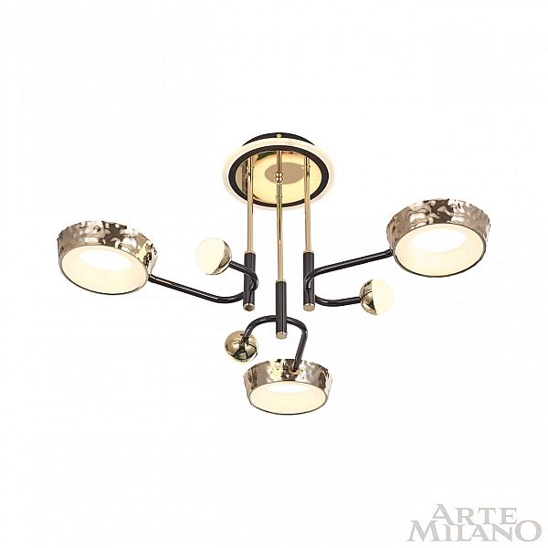 Потолочная люстра Arte Milano Ferrara 273210/6 BK/GD