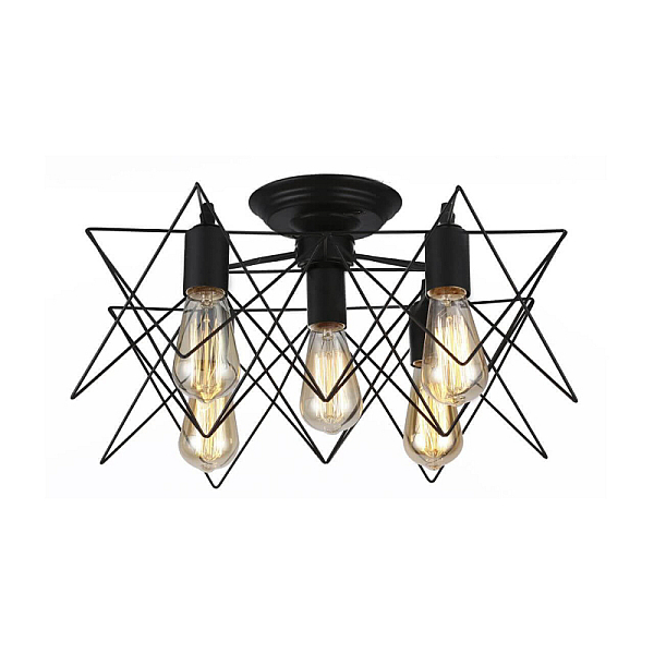 Потолочная люстра Arte Lamp A6048PL-5BK