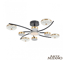 Потолочная люстра Arte Milano Ferrara 279169/4+4 BK/GD