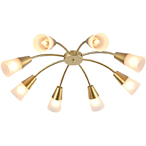 Потолочная люстра Escada Aquilegia 1100/8P Gold
