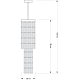 Потолочная люстра KUTEK ELLINI ELL-ZW-4(Z)150/V
