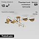 Потолочная люстра Eurosvet Grazia 70148/8 золото Smart a062039
