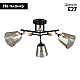 Потолочная люстра Arte Lamp GLASSY A5078PL-3BK