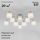Накладная люстра Eurosvet 30162 хром