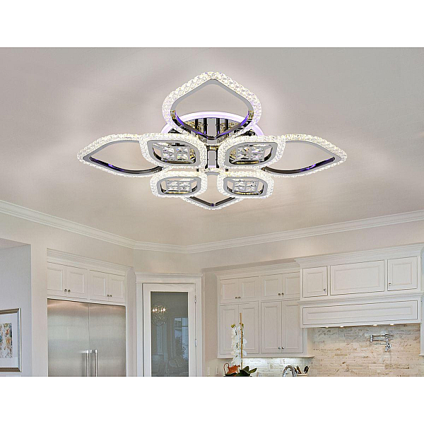 Потолочная светодиодная люстра Ambrella light Acrylica Ice FA2835