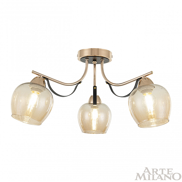 Потолочная люстра Arte Milano Amalfi 322306/3 FG+BK