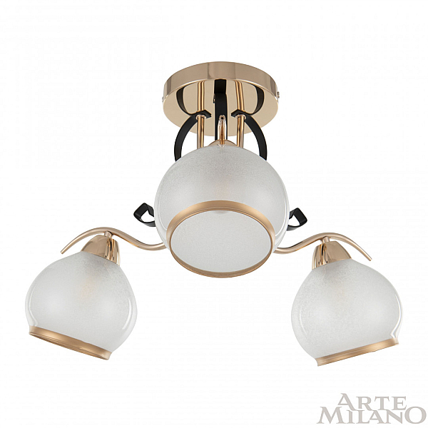 Потолочная люстра Arte Milano Amalfi 323306/3 FG+BK