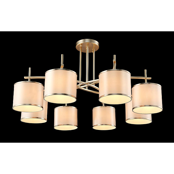 Потолочная люстра Crystal Lux Sergio PL8 Gold
