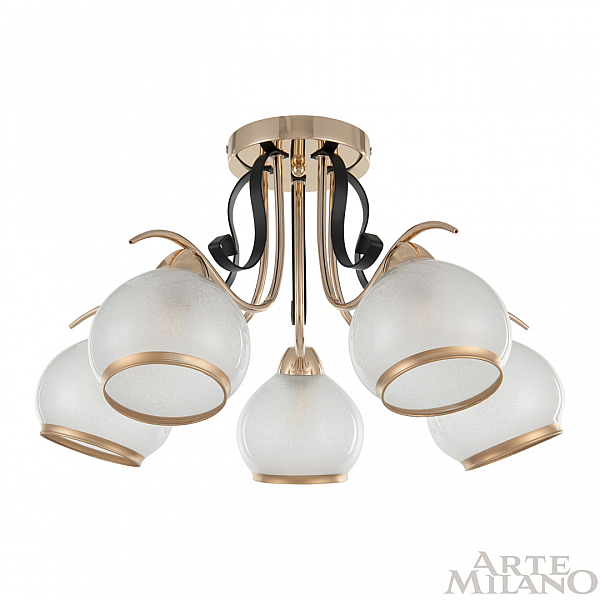 Потолочная люстра Arte Milano Amalfi 323306/5 FG+BK