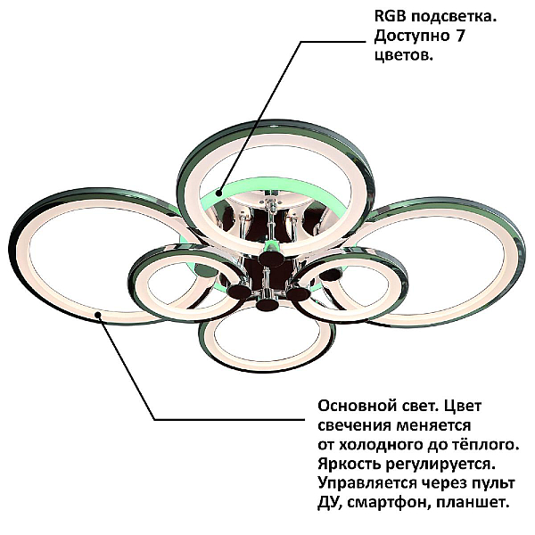 Потолочная люстра Natali Kovaltseva INNOVATION STYLE 83023