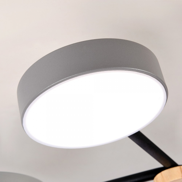 Потолочная люстра LED4U L3201-700 GR Потолочная люстра LED4U L3201-700 GR