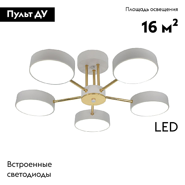 Потолочная светодиодная люстра Escada Rune 10262/5LED