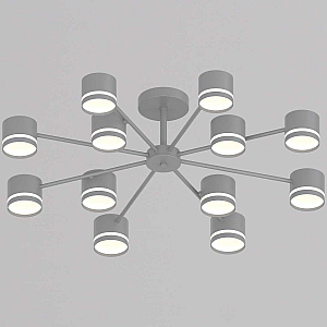 Люстра на штанге Reluce 89730-0.3-12 GX53 GREY