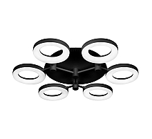 Потолочная светодиодная люстра iLedex Jomo FS-014-X6-(B) 72W BK