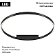 Потолочный светодиодный светильник Maytoni Rim MOD058CL-L50BK