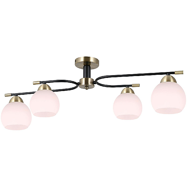Люстра Illumico IL0638-4CSQ-24 AB BK LIBRA
